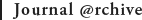 Journal @rchive